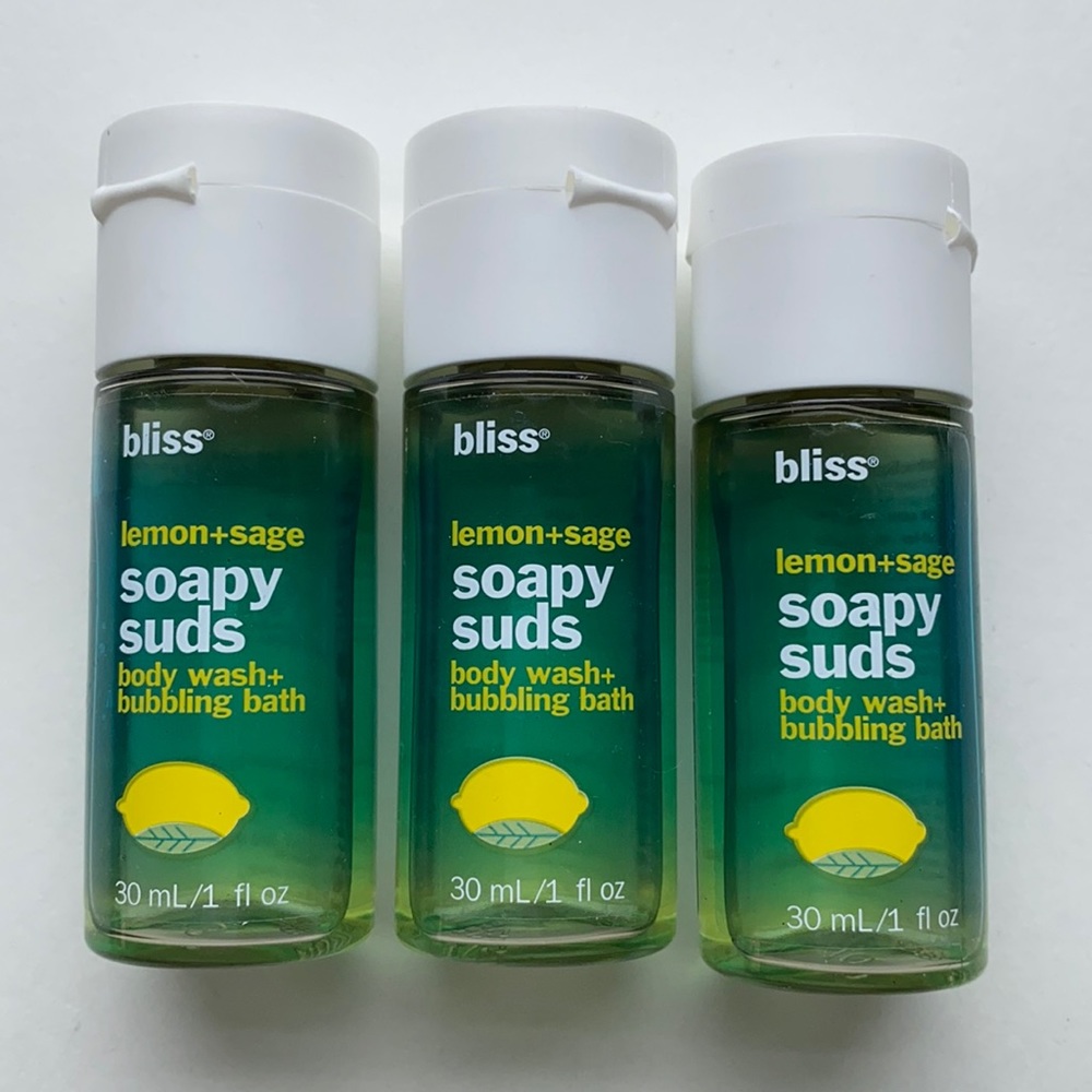 Bliss Lemon and Sage Body Wash (set of 3)